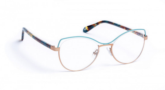 J.F. Rey PM071 Eyeglasses, LIGHT GREEN/PINK GOLD (4550)