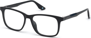 BMW Eyewear BW5006-H Eyeglasses, 001 - Shiny Black / Shiny Black