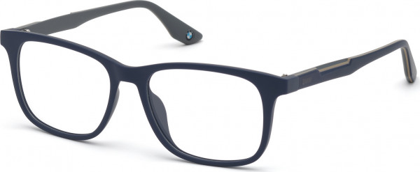 BMW Eyewear BW5006-H Eyeglasses, 091 - Matte Blue / Matte Blue