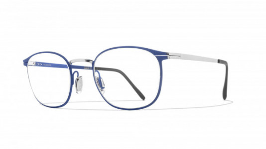 Blackfin Hermitage Eyeglasses, C1287 - Blue/Silver