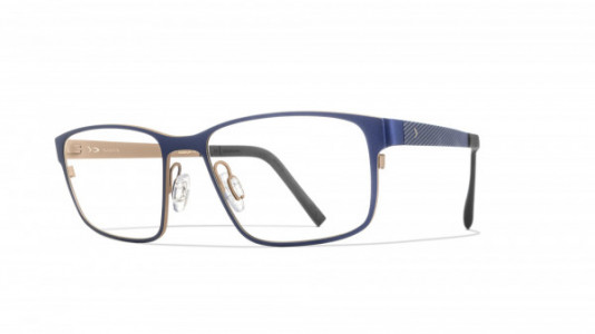 Blackfin Ostberg Eyeglasses, C1196 - Blue/Dove Brown