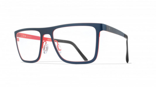 Blackfin West Derby Eyeglasses, C1011 - Blue/Red