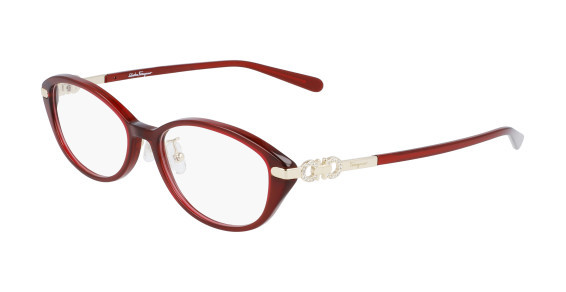 Ferragamo SF2882RA Eyeglasses, (603) BORDEAUX