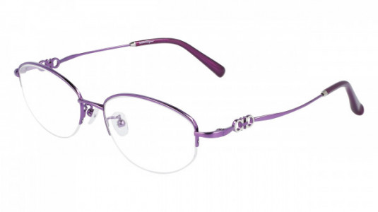 Ferragamo SF2558A Eyeglasses, (518) SHINY PURPLE