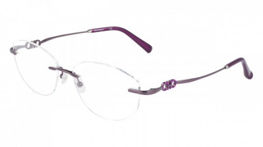 Ferragamo SF2559A Eyeglasses, (531) SHINY MAUVE