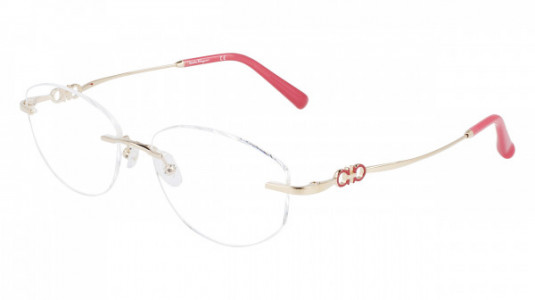 Ferragamo SF2559A Eyeglasses, (717) SHINY GOLD