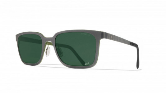 Blackfin Homewood Sun Sunglasses, C1345 - Gray/Green (Solid Green)