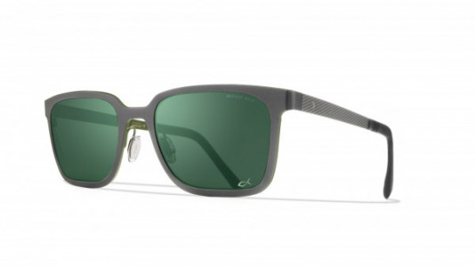 Blackfin Homewood Sun Sunglasses, C1347P - Gray/Green (Polarized Solid Green)