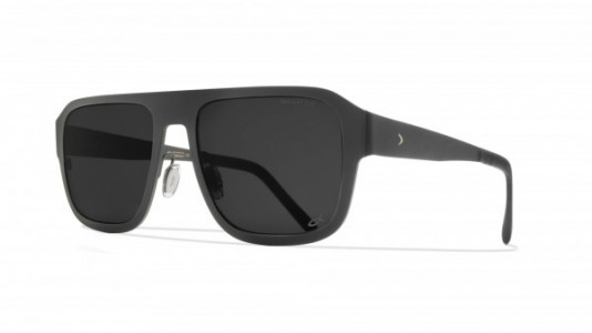 Blackfin Severson Sunglasses, C1333 - Black/Gray (Solid Smoke)
