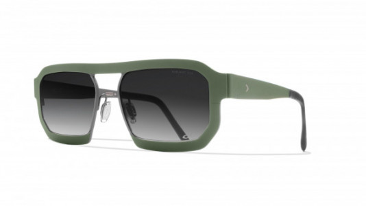 Blackfin Tao Sunglasses, C1355 - Green/Gray (Gradient Gray)