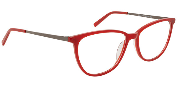Bocci Bocci 438 Eyeglasses, Red