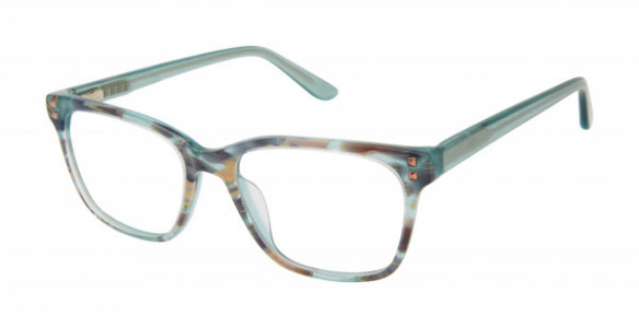 gx by Gwen Stefani GX826 Eyeglasses, Mint Camo (TEA)