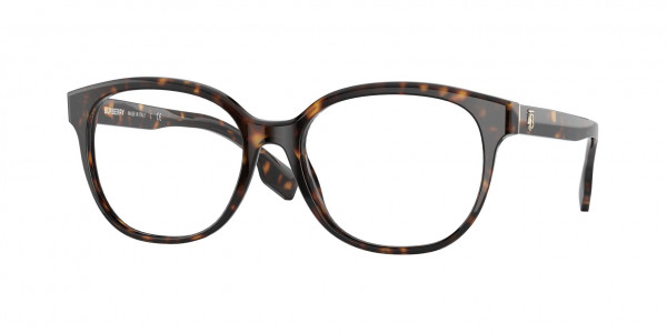 Burberry BE2332F SCARLET Eyeglasses, 3002 SCARLET DARK HAVANA (BROWN)
