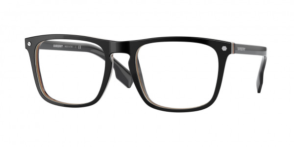 Burberry BE2340F BOLTON Eyeglasses, 3798 BLACK (BLACK)