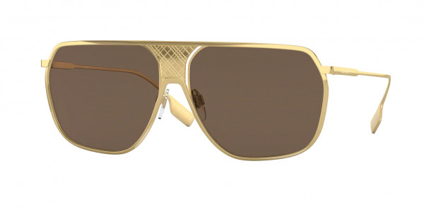 Burberry BE3120 ADAM Sunglasses, 101773 ADAM GOLD BROWN