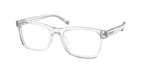 Coach HC6166U C2104 Eyeglasses, 5111 C2104 CRYSTAL (WHITE)