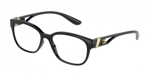 Dolce & Gabbana DG5066 Eyeglasses, 501 BLACK