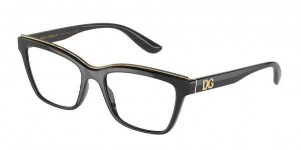 Dolce & Gabbana DG5064 Eyeglasses, 501 BLACK