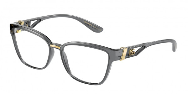 Dolce & Gabbana DG5070 Eyeglasses, 3291 TRANSPARENT GREY (GREY)