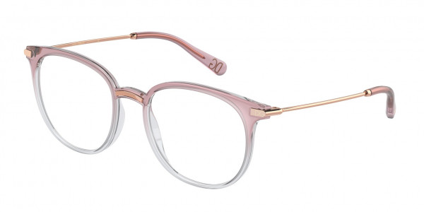 Dolce & Gabbana DG5071 Eyeglasses, 3303 PINK PASTEL GRADIENT CRYSTAL (PINK)