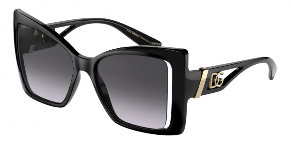 Dolce & Gabbana DG6141 Sunglasses, 501/8G BLACK (BLACK)