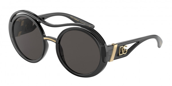 Dolce & Gabbana DG6142 Sunglasses, 329187 TRANSPARENT GREY (GREY)