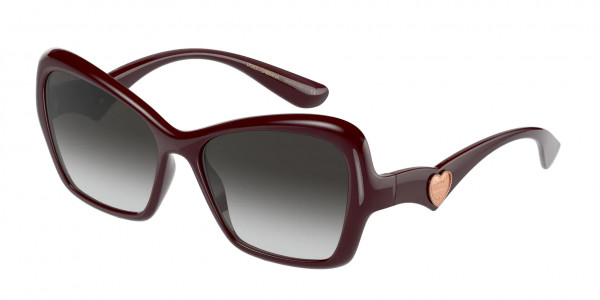 Dolce & Gabbana DG6153 Sunglasses, 32858G TRANSPARENT BORDEAUX (BORDEAUX)