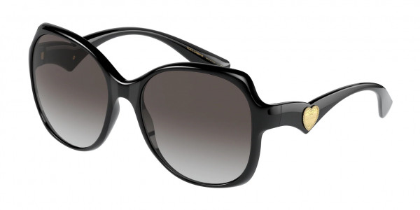 Dolce & Gabbana DG6154 Sunglasses, 501/8G BLACK (BLACK)