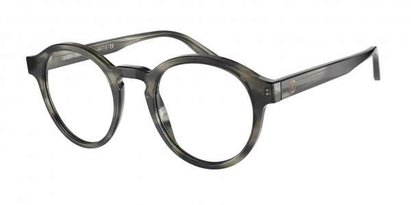 Giorgio Armani AR7206 Eyeglasses, 5877 STRIPED GREY (GREY)