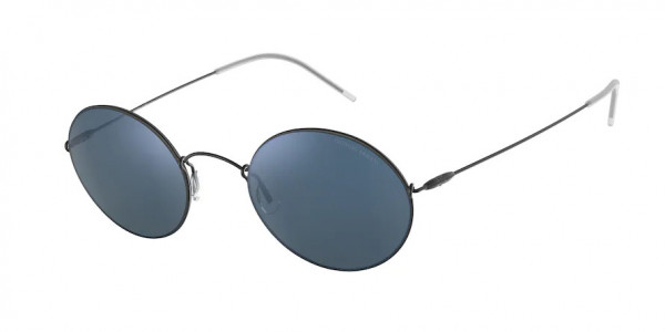 Giorgio Armani AR6115T Sunglasses, 300155 MATTE BLACK (BLACK)
