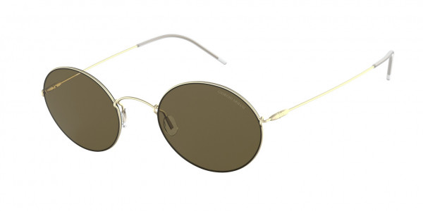 Giorgio Armani AR6115T Sunglasses, 300273 PALE GOLD (GOLD)