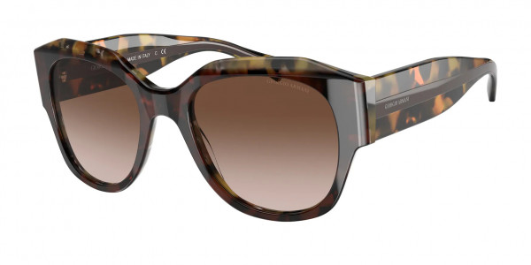 Giorgio Armani AR8140 Sunglasses, 586713 BROWN TORTOISE GRADIENT BROWN (TORTOISE)