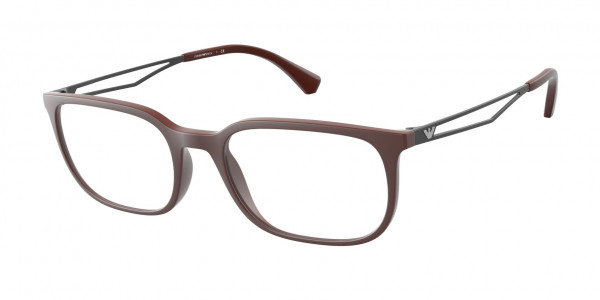 Emporio Armani EA3174F Eyeglasses, 5260 MATTE BROWN