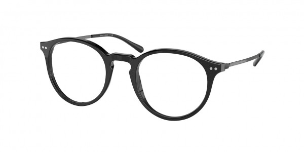 Polo PH2227 Eyeglasses, 5001 SHINY BLACK (BLACK)
