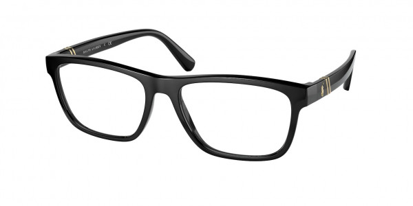 Polo PH2230 Eyeglasses, 5001 SHINY BLACK (BLACK)