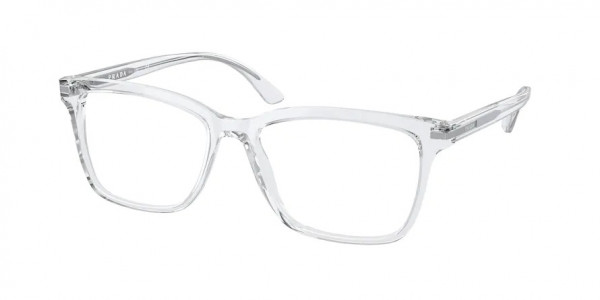 Prada PR 14WV Eyeglasses, 2AZ1O1 CRYSTAL (WHITE)