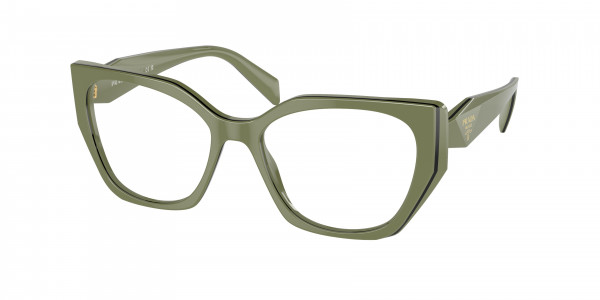 Prada PR 18WV Eyeglasses, 13J1O1 SAGE/BLACK (GREEN)