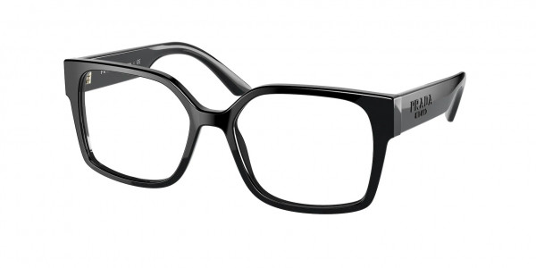 Prada PR 10WV Eyeglasses, 1AB1O1 BLACK