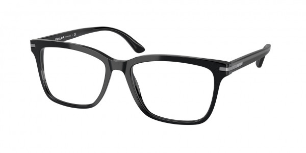 Prada PR 14WVF Eyeglasses, 1AB1O1 BLACK