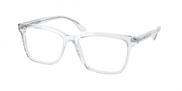 Prada PR 14WVF Eyeglasses, 2AZ1O1 CRYSTAL (WHITE)