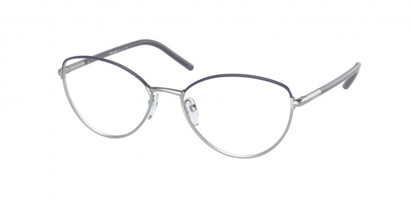 Prada PR 62WV Eyeglasses, 09R1O1 BLUETTE/SILVER (BLUE)