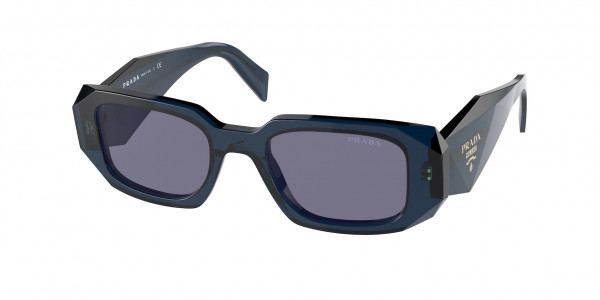 Prada PR 17WS Sunglasses, 08Q420 BLUE CRYSTAL BLUE (BLUE)