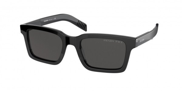 Prada PR 06WSF Sunglasses, YC404D BLACK WHITE BLACK POLAR GREEN (BLACK)