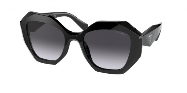 Prada PR 16WSF Sunglasses, 1AB5D1 BLACK GREY GRADIENT (BLACK)