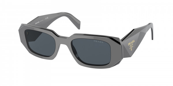 Prada PR 17WSF Sunglasses, 11N09T MARBLE/BLACK DARK GREY (BLACK)