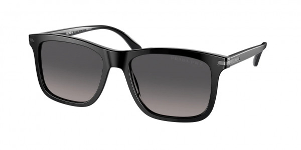 Prada PR 18WS Sunglasses, 1AB09G BLACK POLAR GREY GRADIENT (BLACK)