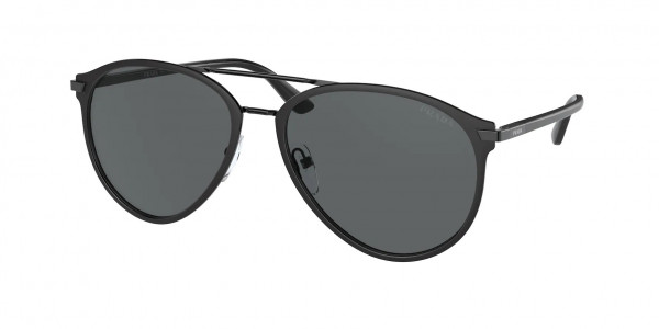 Prada PR 51WS Sunglasses, 07F731 MATTE BLACK/BLACK DARK GREY (BLACK)