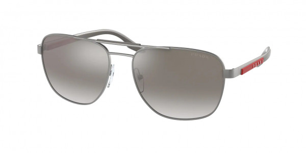 Prada Linea Rossa PS 53XS Sunglasses, 7CQ02M MATTE GUNMETAL GRADIENT GREY M (GREY)