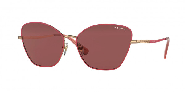 Vogue VO4197S Sunglasses, 514769 TOP PINK/GOLD PINK DARK VIOLET (PINK)