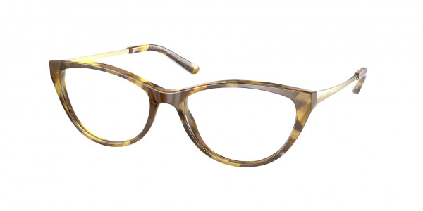 Ralph Lauren RL6207 Eyeglasses, 5909 SHINY MUSTARD MARBLE (BROWN)